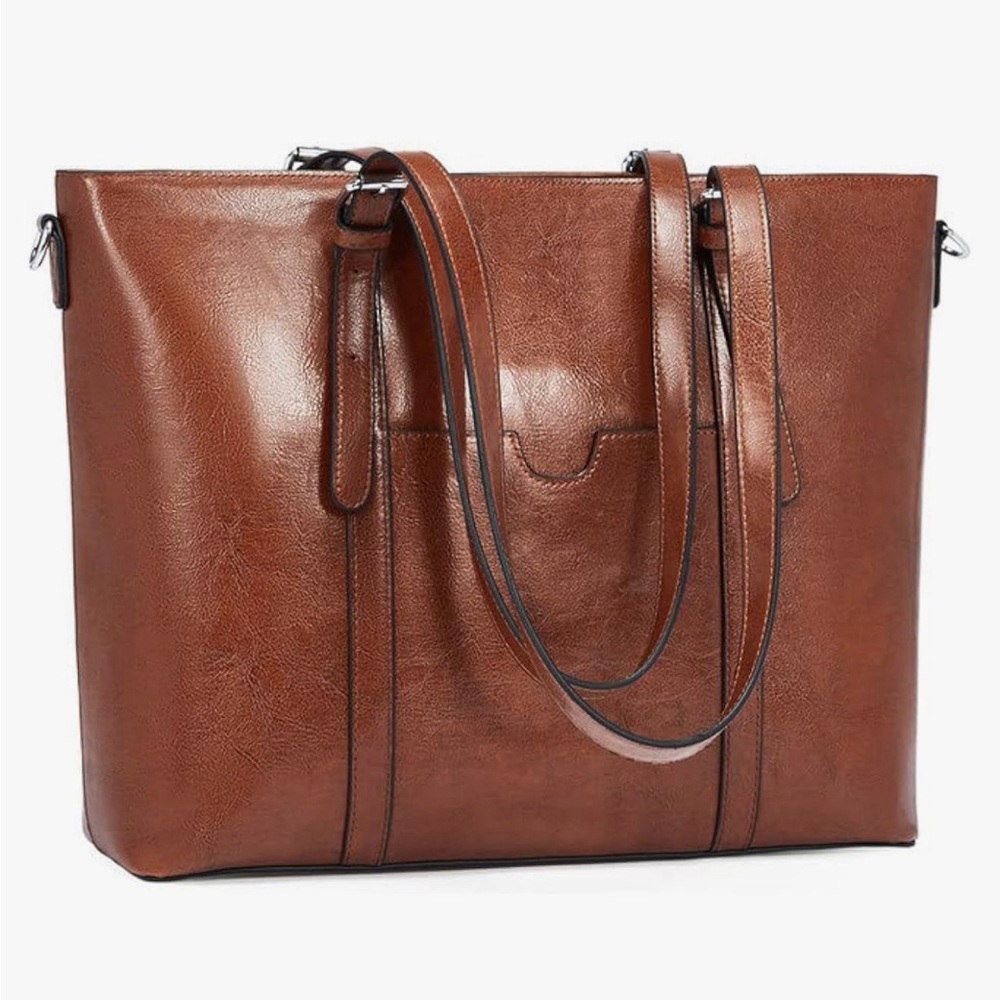 BROMEN Women Briefcase 16” Laptop Tote Bag Work Purse